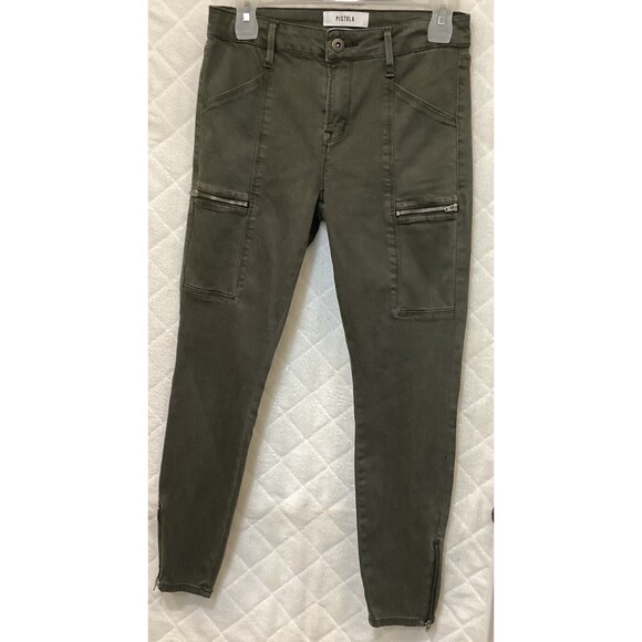 Pistola Cargo Zip Pockets & Hem Skinny Pants P6952ED-PET Size 29 - Picture 1 of 5